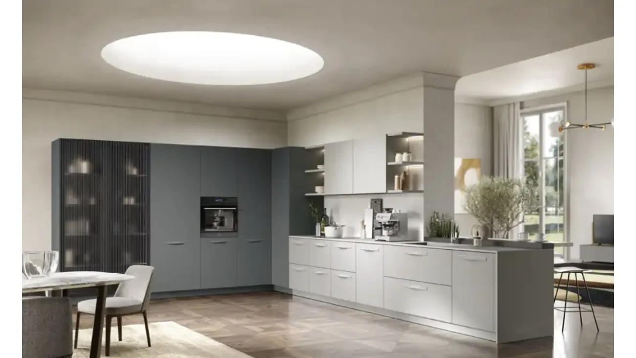 Cucina Moderna ad angolo Moon 02 di Moretti Cucine